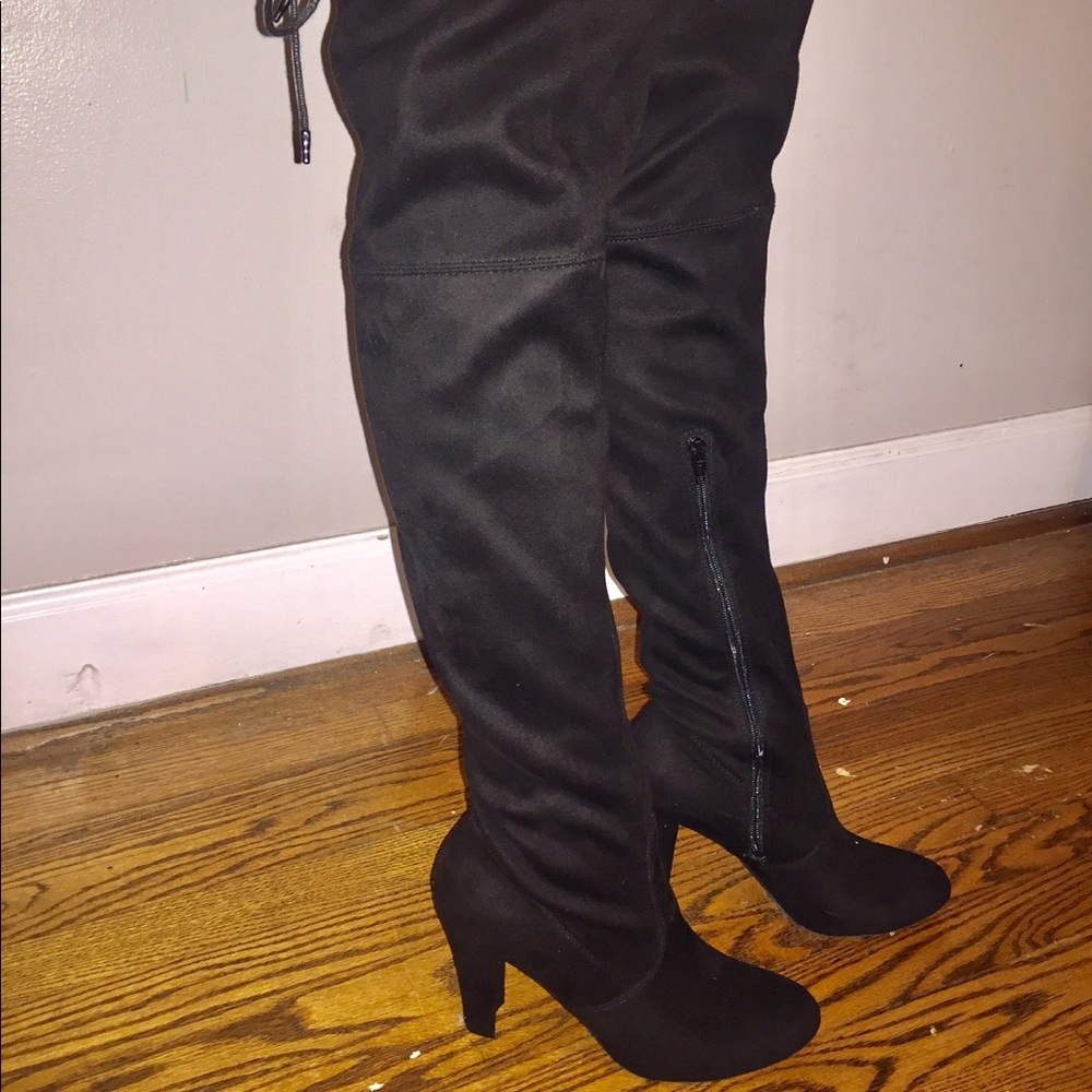 Thigh High Black Boots